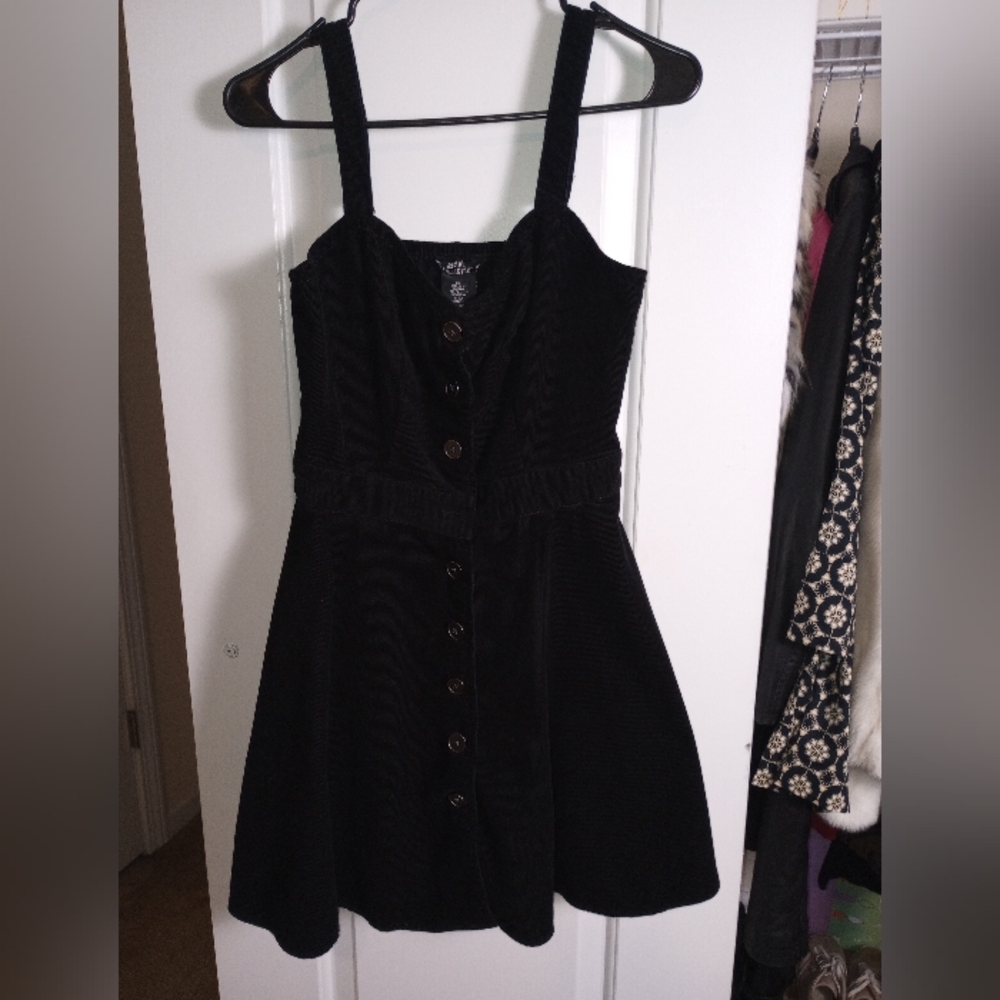 Black Button-Down Dress